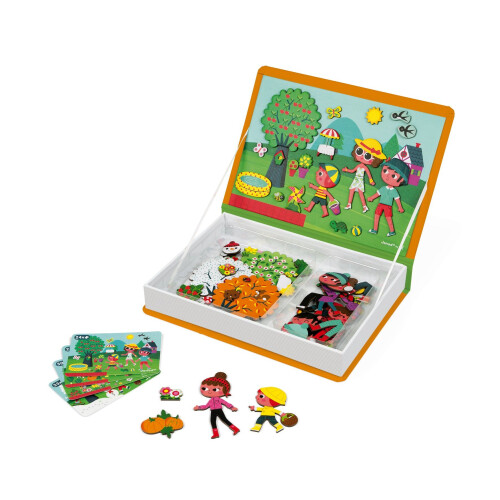 Janod Janod J02721 4 Seasons Magneti'Book - Plush Soft Toy