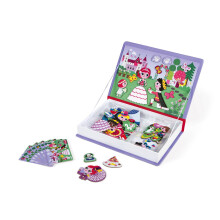 Janod J02725 Princesses Magneti'Book - Plush Soft Toy