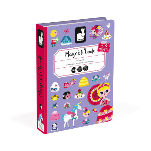 Janod 'Magnéti' Libro Principesse, 55 Magneti 1