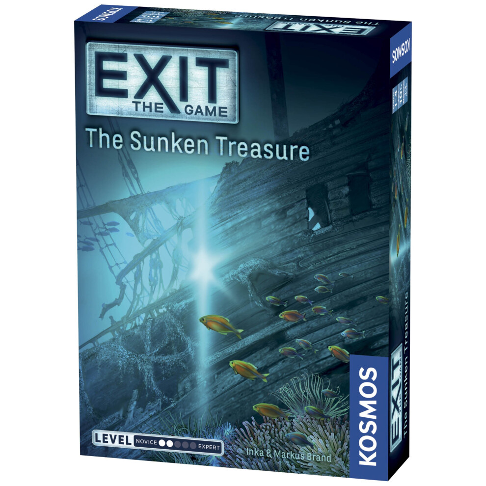 Thames And Kosmos 694050 Exit The Sunken Treasure Family Game, Multi-Colored