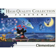 Clementoni 39449 Disney Panorama Collection Clementoni-39449-Disney Panorama Collection-Mickey & Minnie-1000 Pieces, Multi-Colour - Jigsaw Puzzle