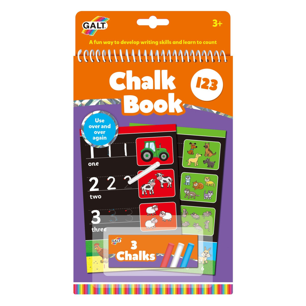 Galt Toys  Chalk 123, Counting Book for Children