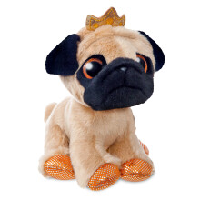 Aurora World 60879 Royal Pug Dog 7In - Plush Soft Toy