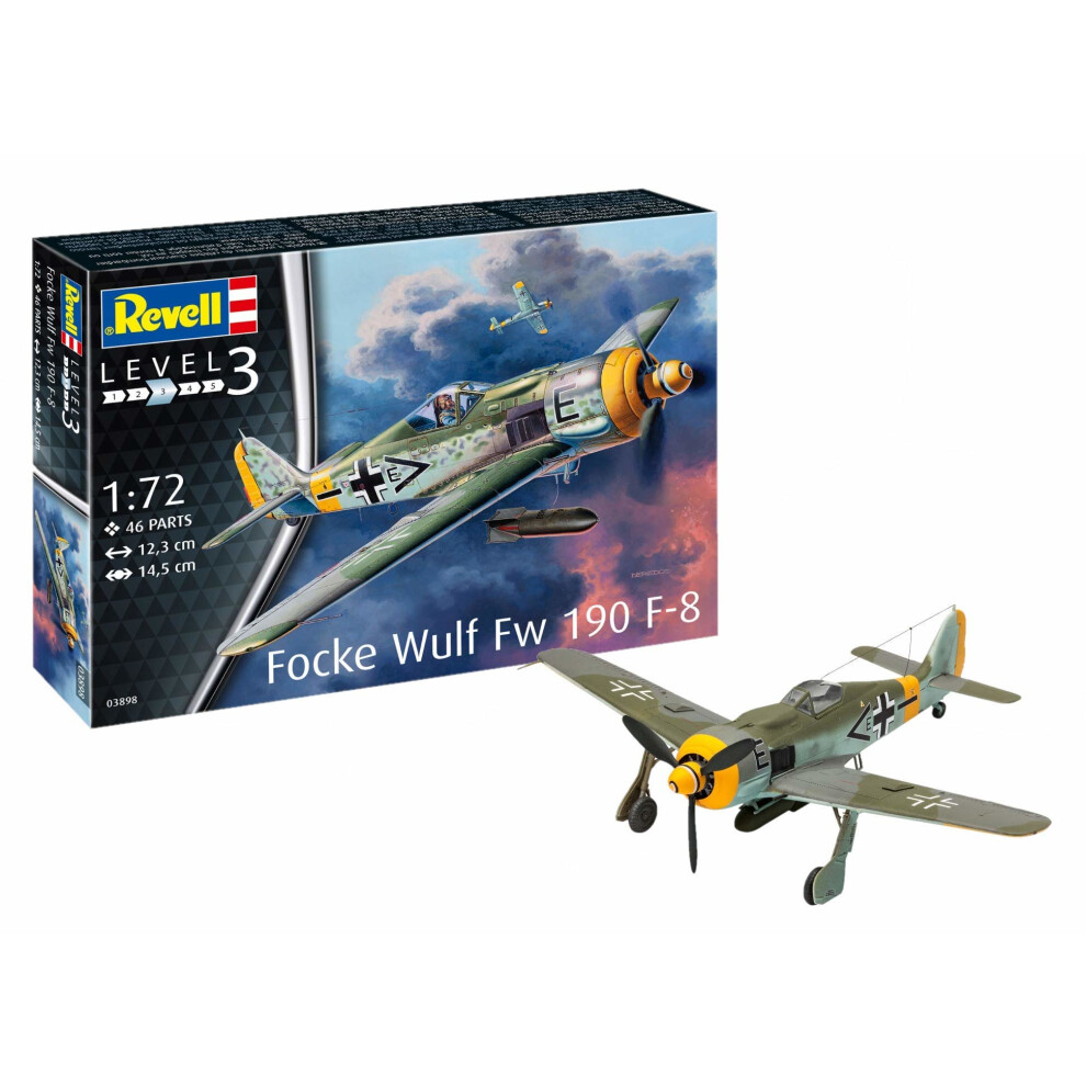 3898 Focke Wulf Fw190 F 8 1:72 Plastic Model Kit