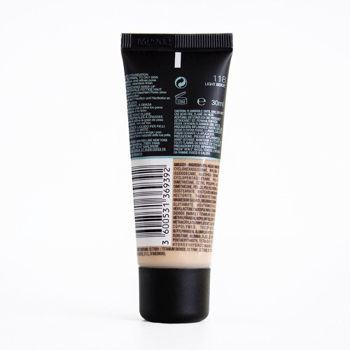 Maybelline FIT ME MATTE+PORELESS foundation 118-nude 2