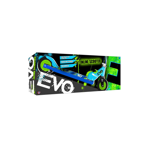 EVO EVO Folding Inline Scooter Blue 2