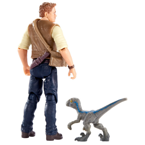 Mattel JURASSIC WORLD BASIC FIGUR Figur Owen & Baby "Blue" 1