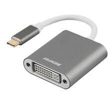 USB Type C(Thunderbolt 3) to DVI Adapter, Benfei USB 3.1 (USB-C) to DVI-D Adapter Male to Female Converter for Apple New MacBook [2015,2016,2017]