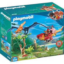 PLAYMOBIL Helicóptero de Aventura com Pterodáctilo