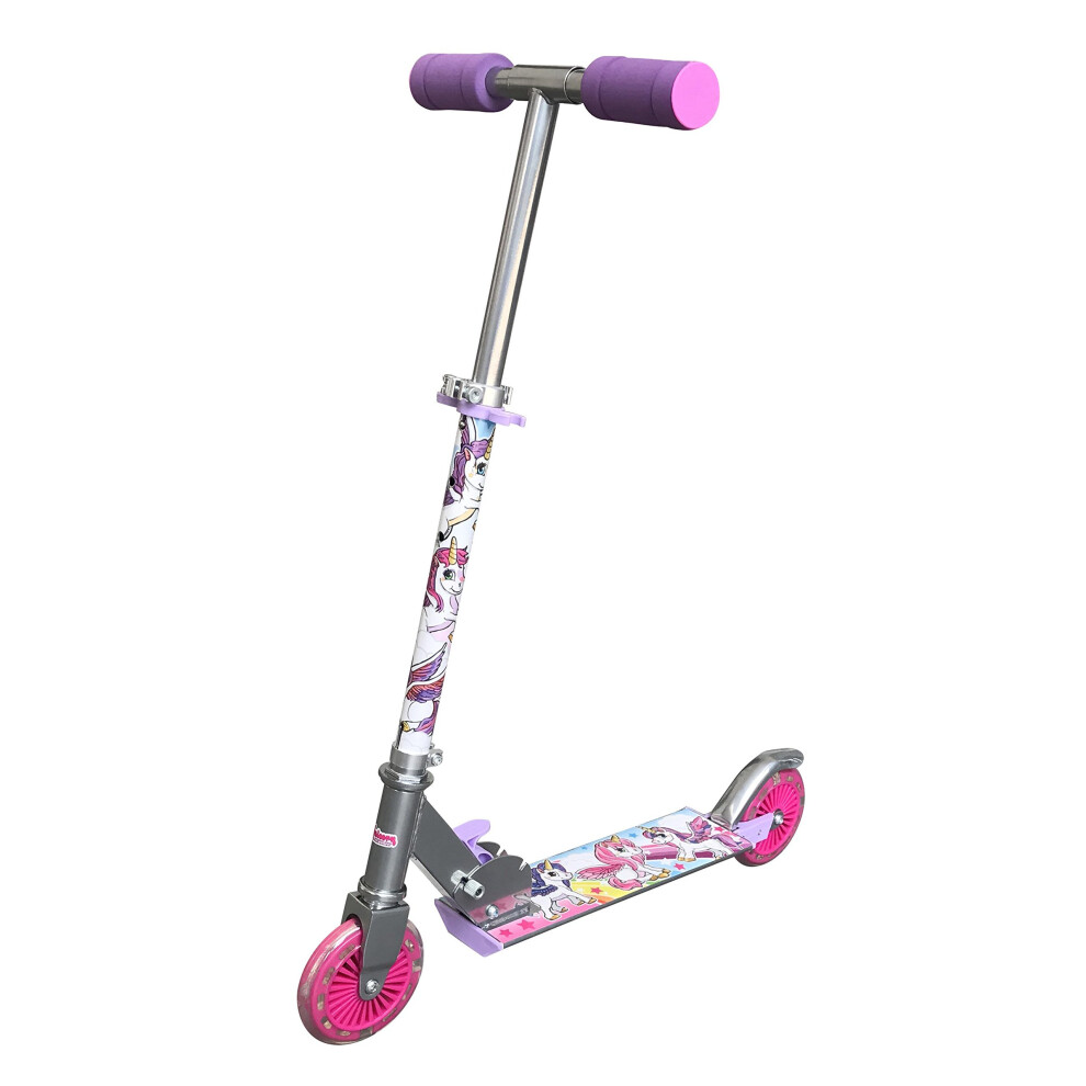 Ozbozz SV13988 Unicorn Scooter with 2 Light up Wheels