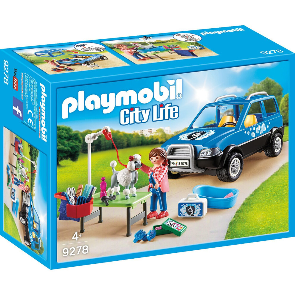 Playmobil 9278 City - Mobile Dog Salon Small
