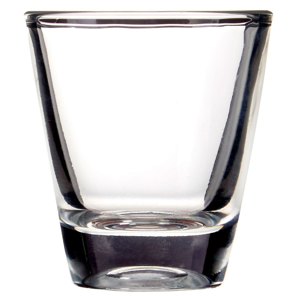 Set Of 6 Clear Shot Glasses, 25 ml