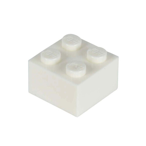 Simba SIMBA 104114113 "Blox 4-Stud White Building Blocks Set (100-Piece) 1