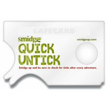 Smidge Unisex's Tick Removing Card, Green, one Size