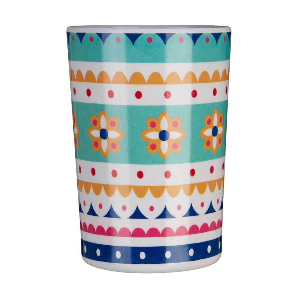 Round Bazaar 340Ml Tumbler, Colorful Round Tumbler, Durable Picnic Tumbler, Scratch Resistant Juice Tumbler