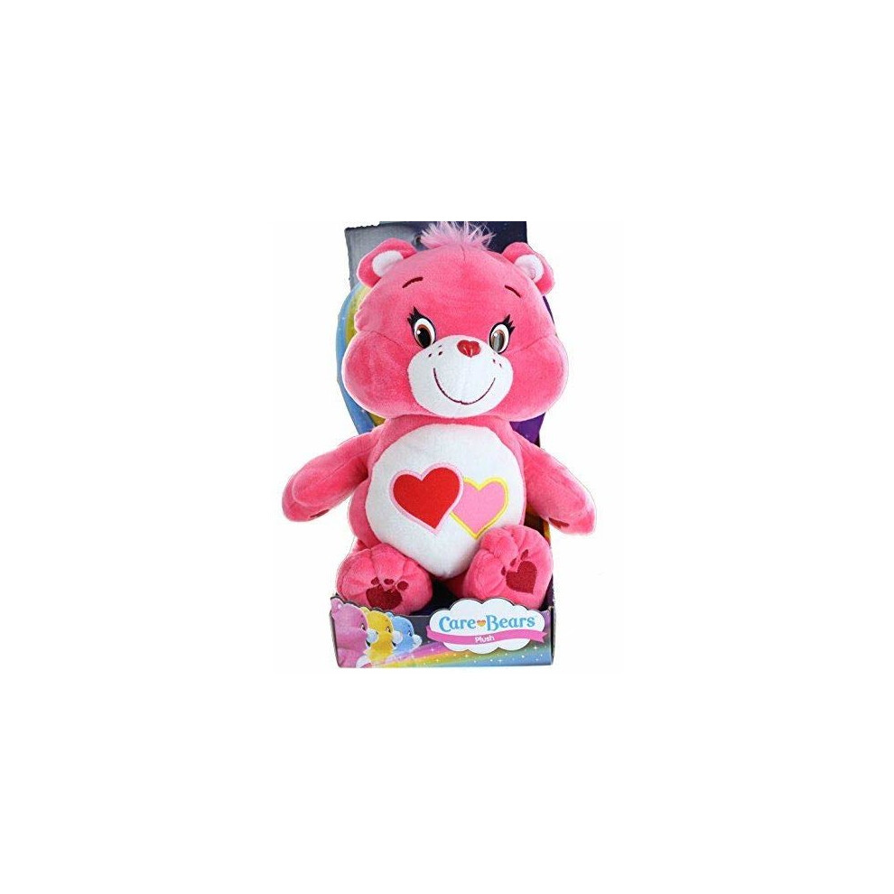 Care Bears Boxed Toy - 12 Inch Love a Lot Bear Super Soft Plush