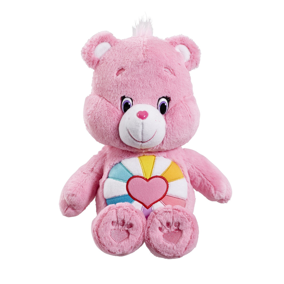 Care Bear Medium Plush with DVD Hopeful Heart