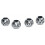 Harry Potter HARRY POTTER Versilberte Zauberperlen - Pk 4 4