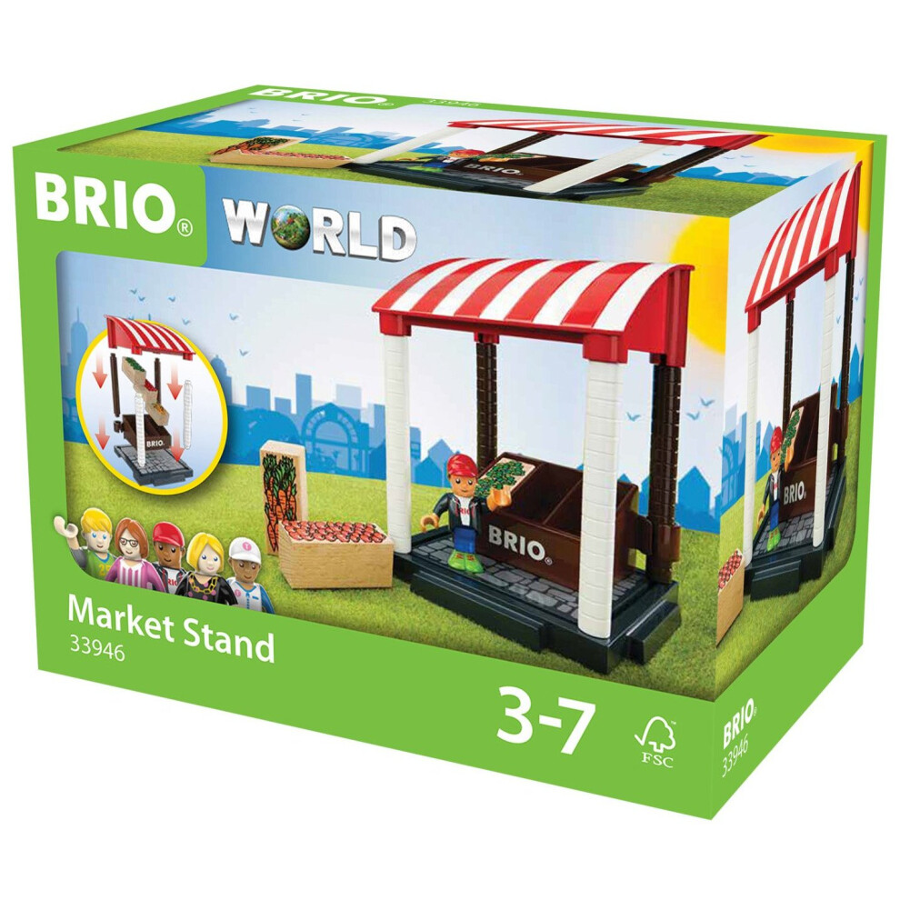 BRIO World - Village Market Stand