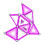 Geomag Geomag 342 Pink Magnetic Construction Set (68-Piece) 6