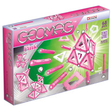 Geomag 342 Pink Magnetic Construction Set (68-Piece)