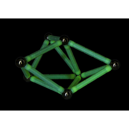 Geomag Geomag Glow Magnetic Construction Set (30-Piece, Multi-Color) 1