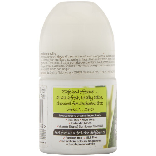 Dr Organic Tea Tree Deodorant Roll On 50ml 1