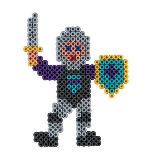 Hama Beads Hama 207-70 Midi Bead, Light Grey 2