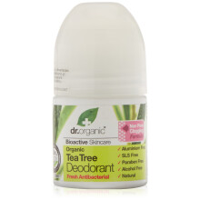 Dr Organic Tea Tree Deodorant Roll On 50ml