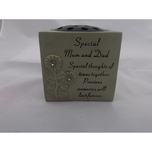 SPECIAL MUM AND DAD GRAVE FLOWER POT