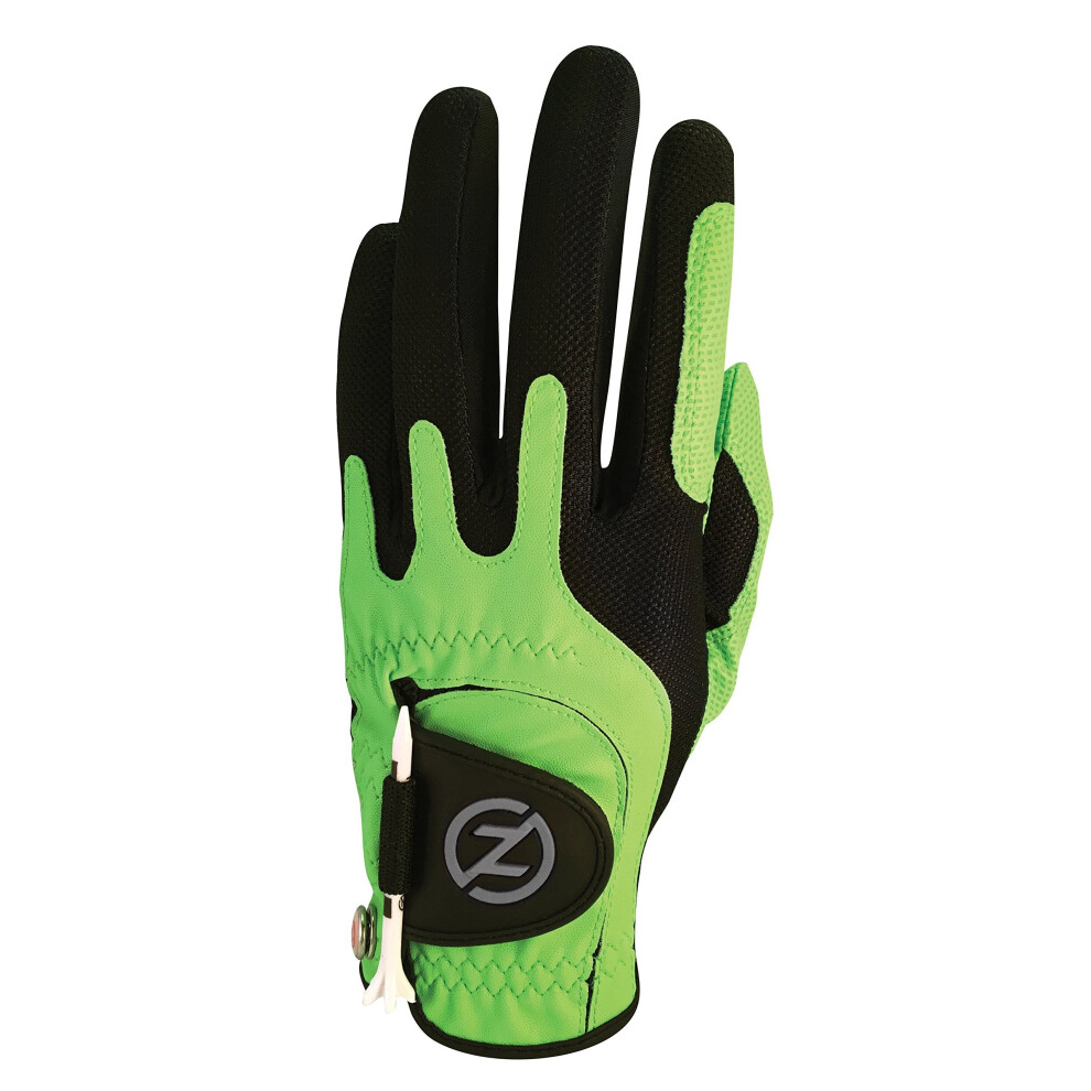 Zero Friction Men's Golf Glove, Left Hand, One Size, Lime Green