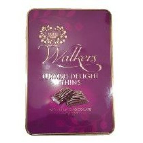 Walkers Milk Chocolate Turkish Delight Thins Tin 300 g on OnBuy