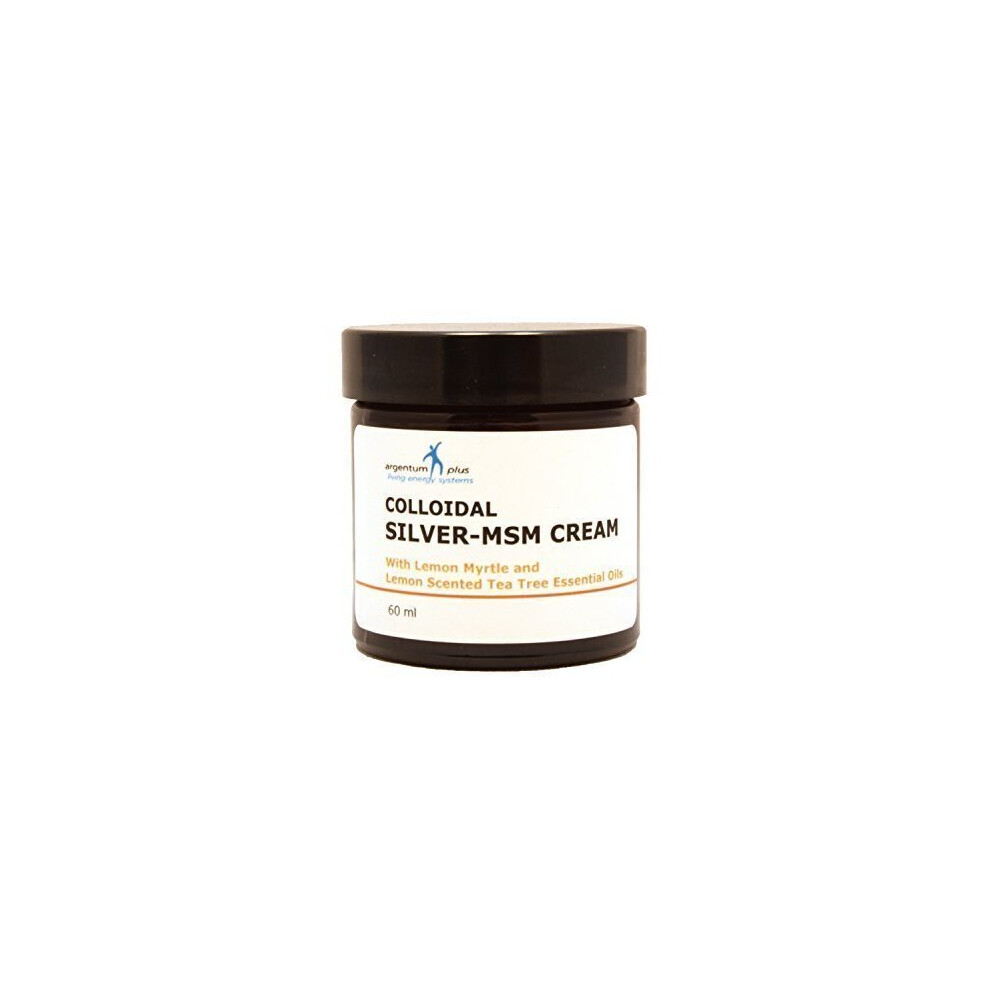 Argentum-Plus Silver/Cream -Msm With Lemon Myrtle And Lemon Scented Tea Tree Essential Oils - 60 Ml
