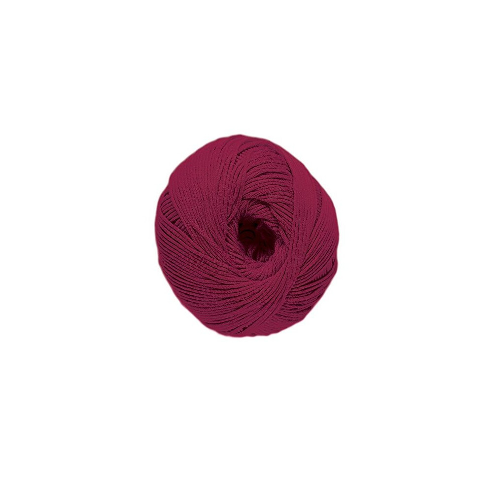 DMC Natura Yarn, 100% Cotton, Bourgogne N34