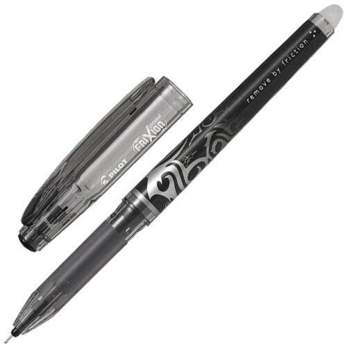 Pilot Pilot Frixion Point Erasable Rollerball 0.5 mm Tip - Black, Pack of 5