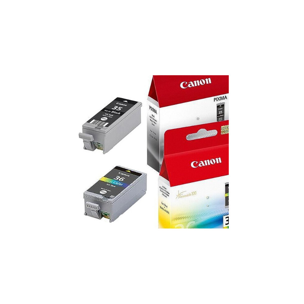 Canon PGI35 CLI36 Ink Cartridge - Black (Pack of 2)