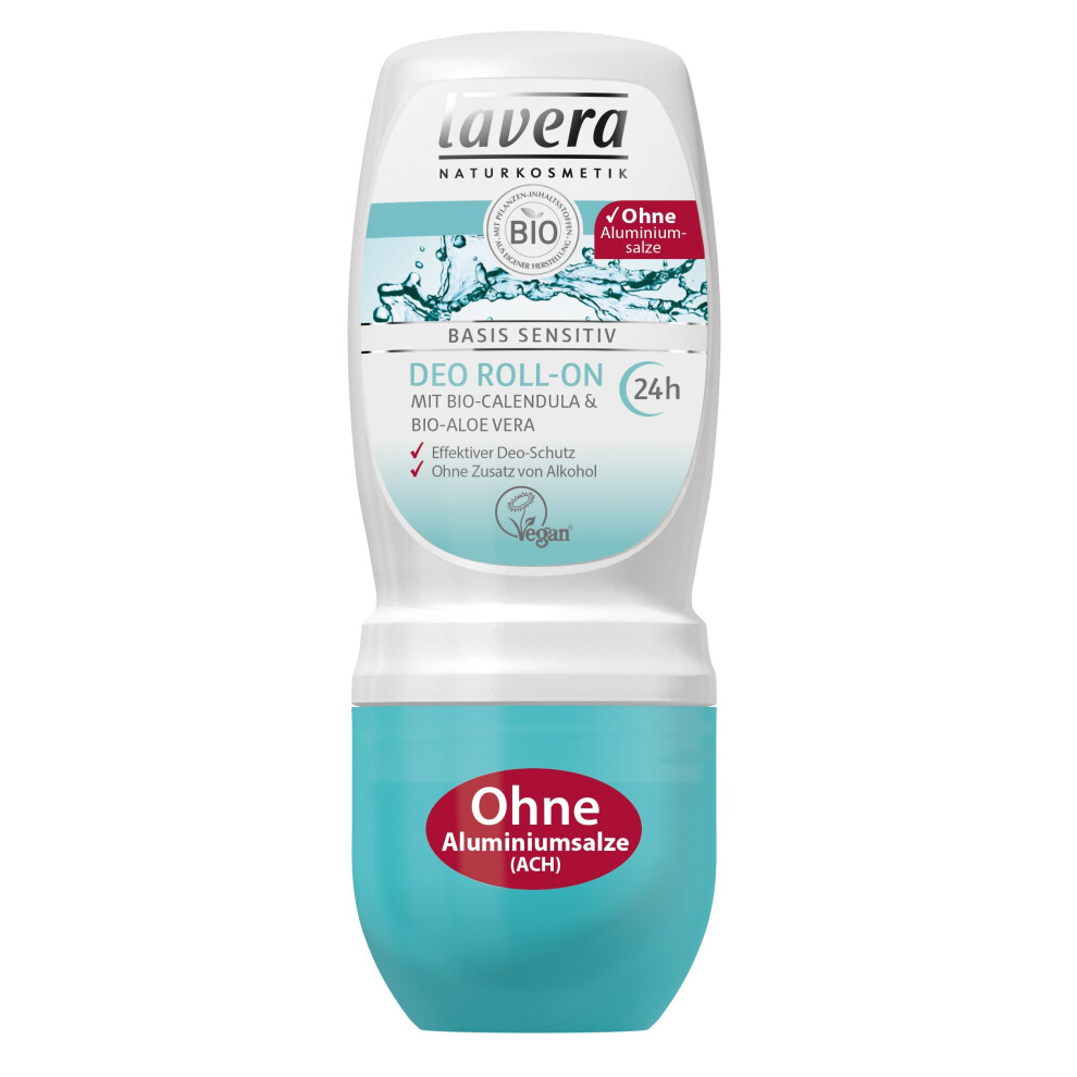 Lavera Basis Sensitiv Deodorant Roll On 24ÃÂ Sensitive Skin 50ÃÂ Ml