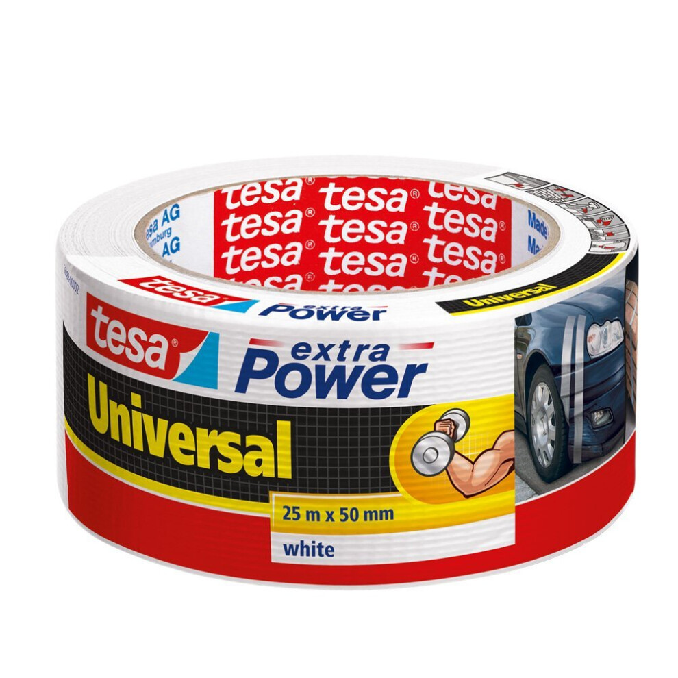 Tesa Tesa Extra Power 56388-00002-05 Universal Adhesive Duct Tape White 4042448033314