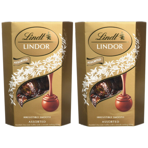 Lindt Lindt Lindor Assorted Chocolate Cornet 200g 1