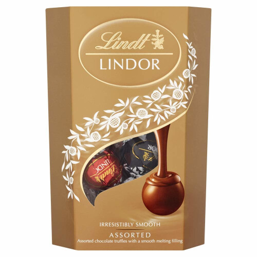 Lindt Lindt Lindor Assorted Chocolate Cornet 200g