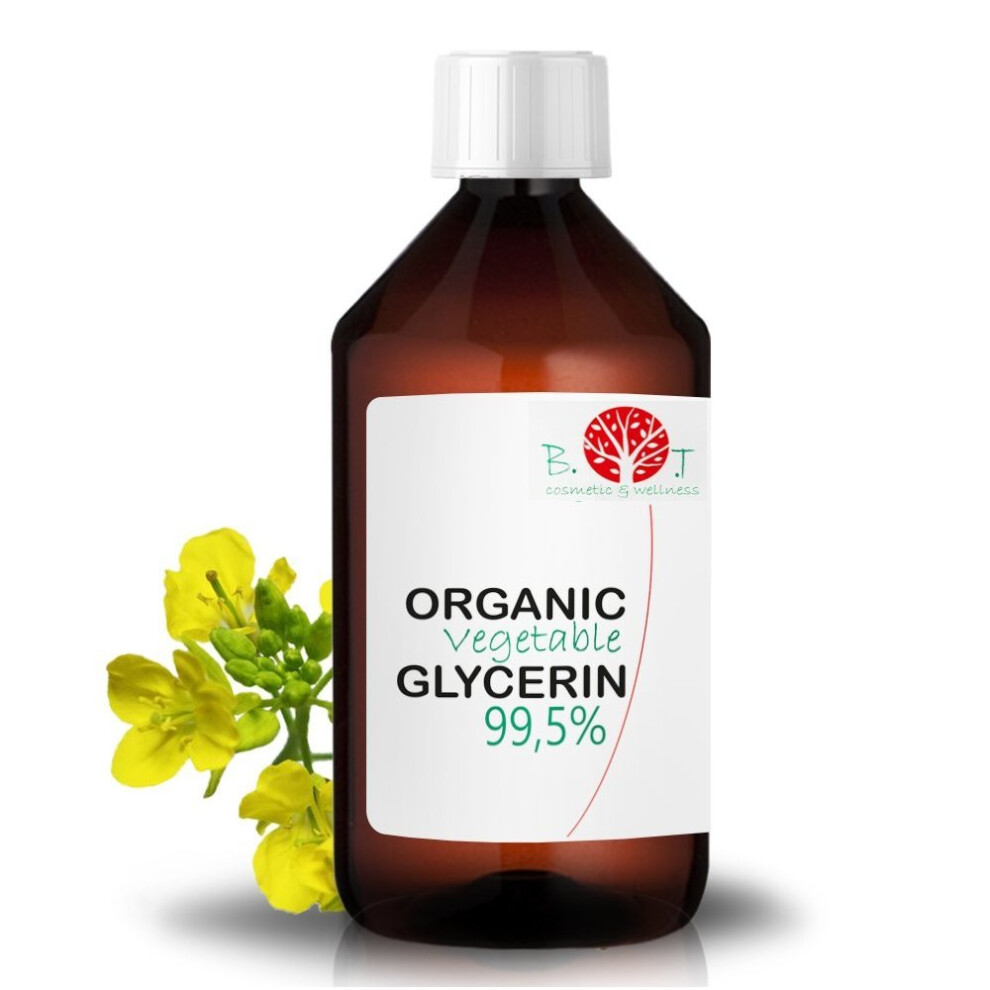B.o.t-Cosmetic-&-Wellness- B.o.t Cosmetic & Wellness Garden Pure Organic Glycerin - Vegetable Glycerin 99.5 % Glycerol (1000 Ml)