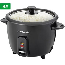 Cookworks 1.5L Rice 500 Watts Cooker - Black