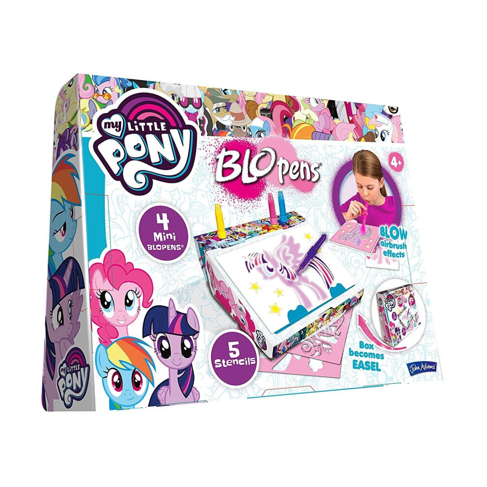 John Adams 10401 My Little Pony Blo Pens Creative Case, airbrush pictures