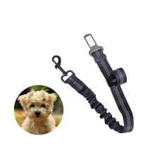 KYD Dog Seat Belt, Pet Dog Car Safety Seat Belt Leash with Elastic Bungee Buffer Adjustable Nylon Pet Cat Belt Harness Seatbelt with Strong...