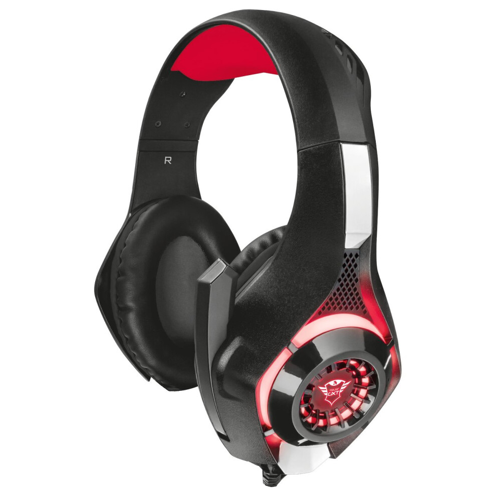 Trust Gxt 313 Nero Illuminated Gaming Headset For Pc And Laptop - Black 8713439216011