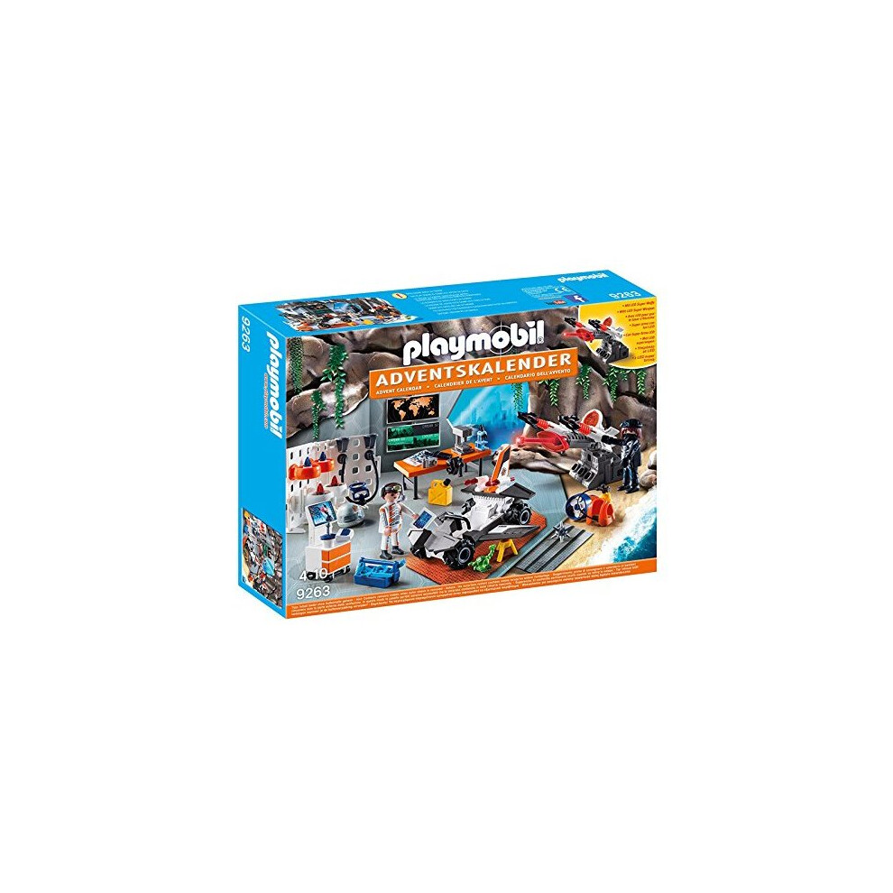 Playmobil Advent Calendar Top Agents with LED Super Weapon