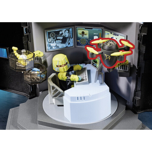 PLAYMOBIL Playmobil 9250 Top Agents Dr. Drone's Command Base Toy Set 2