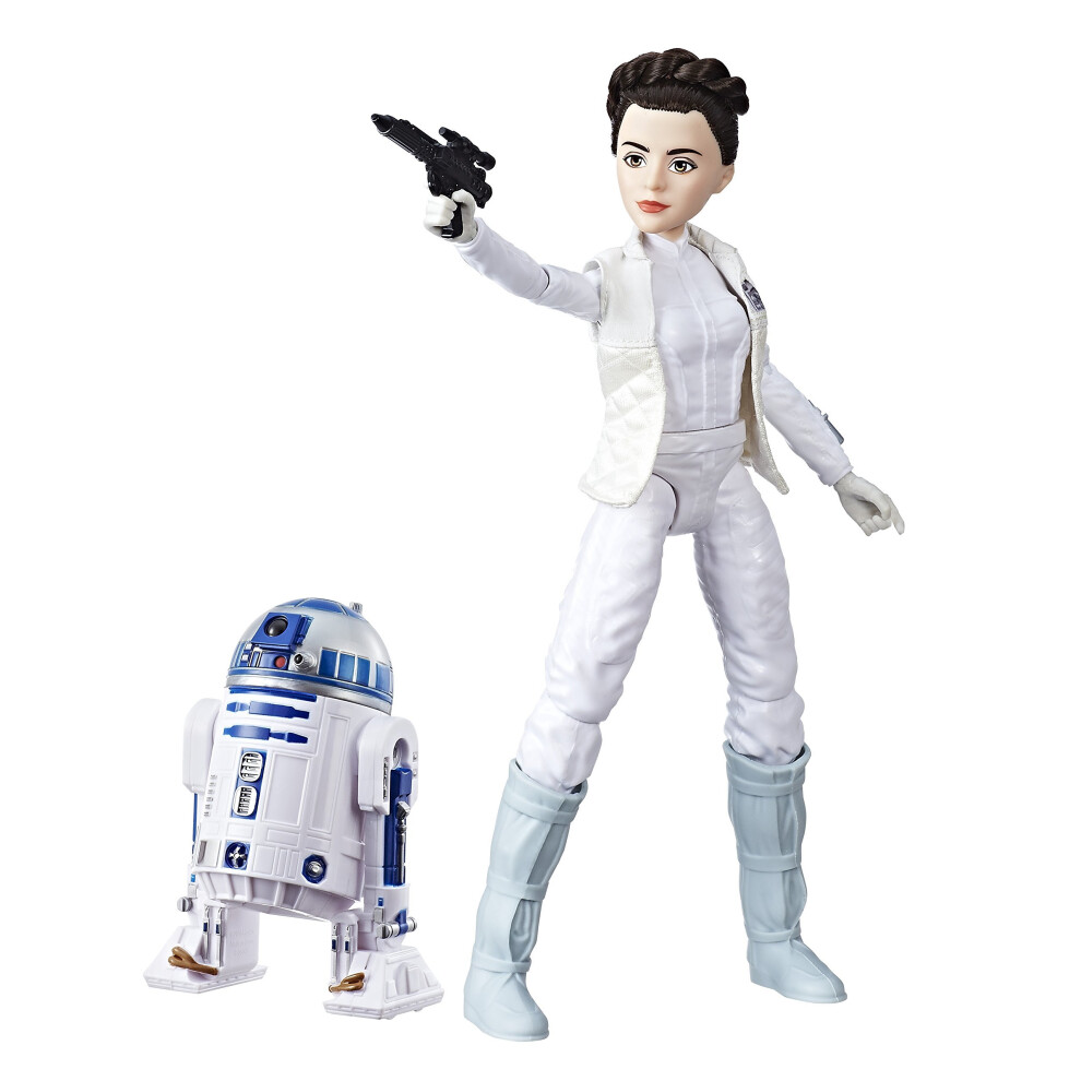 Star Wars Forces of Destiny Princess Leia Organa and R2-D2 Adventure Figure Playset