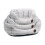 Petface Plush Oval Dog Bed, Medium, White 4