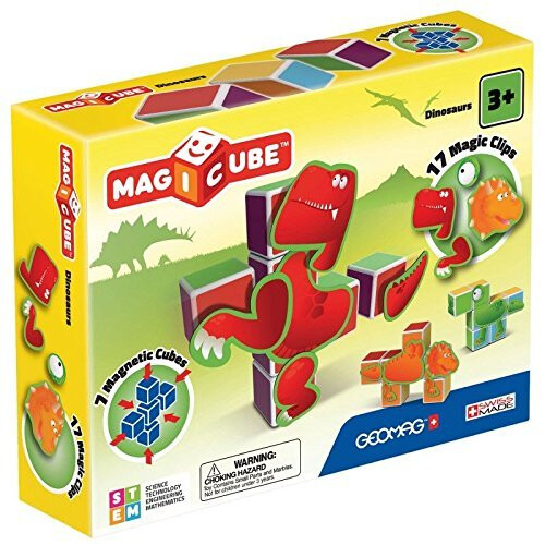 Geomag Geomag 141" Magicube Dinosaurs Building Set